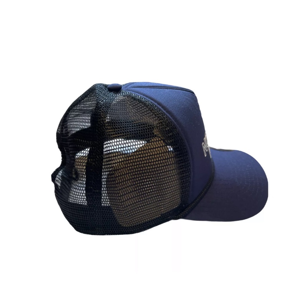 The North Face X Stitch Logo Trucker Hat RTO Navy - Picture 3 of 8